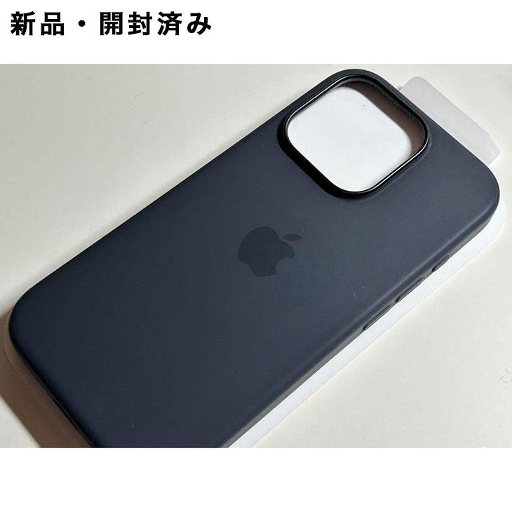 iPhone Apple純正 MagSafe対応 16 Pro シリコンケース・ブラック 新品