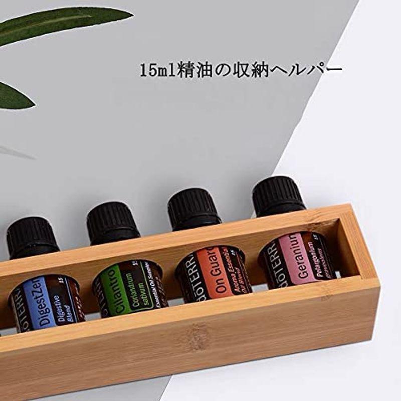 ナチュラルアロマオイルスタンド 天然竹製エッセンシャルオイル