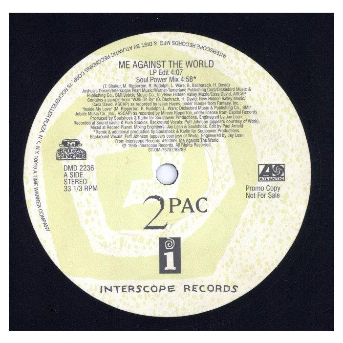 レコード】2PAC - ME AGAINST THE WORLD (SOUL POWER MIX) (RI) 12
