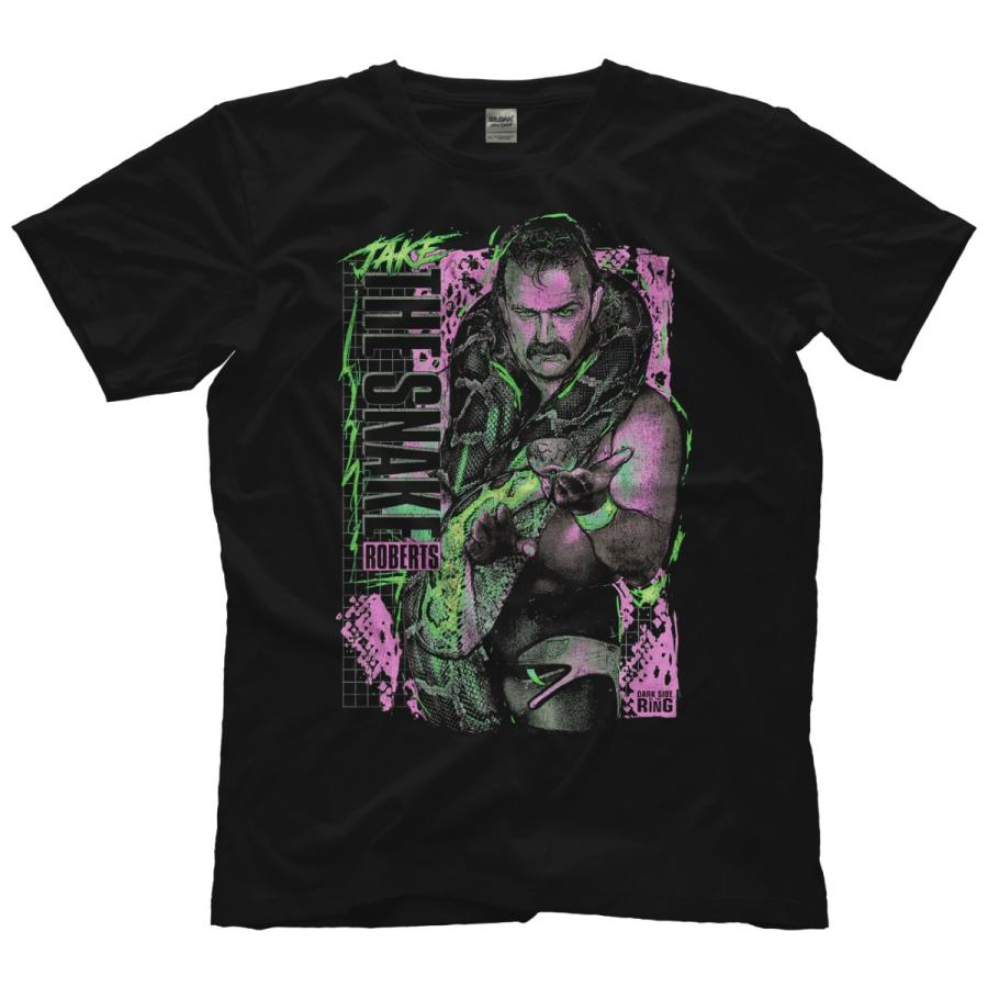 蛇男” ジェイク・ザ・スネーク・ロバーツ Tシャツ「JAKE 