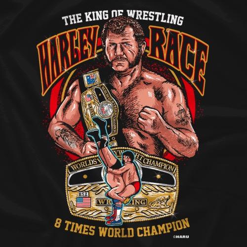 ハーリー・レイス Tシャツ「HARLEY RACE The King Of Wrestling T