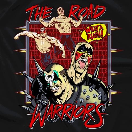 ロード・ウォリアーズ Tシャツ「THE ROAD WARRIORS RW Cartoons T
