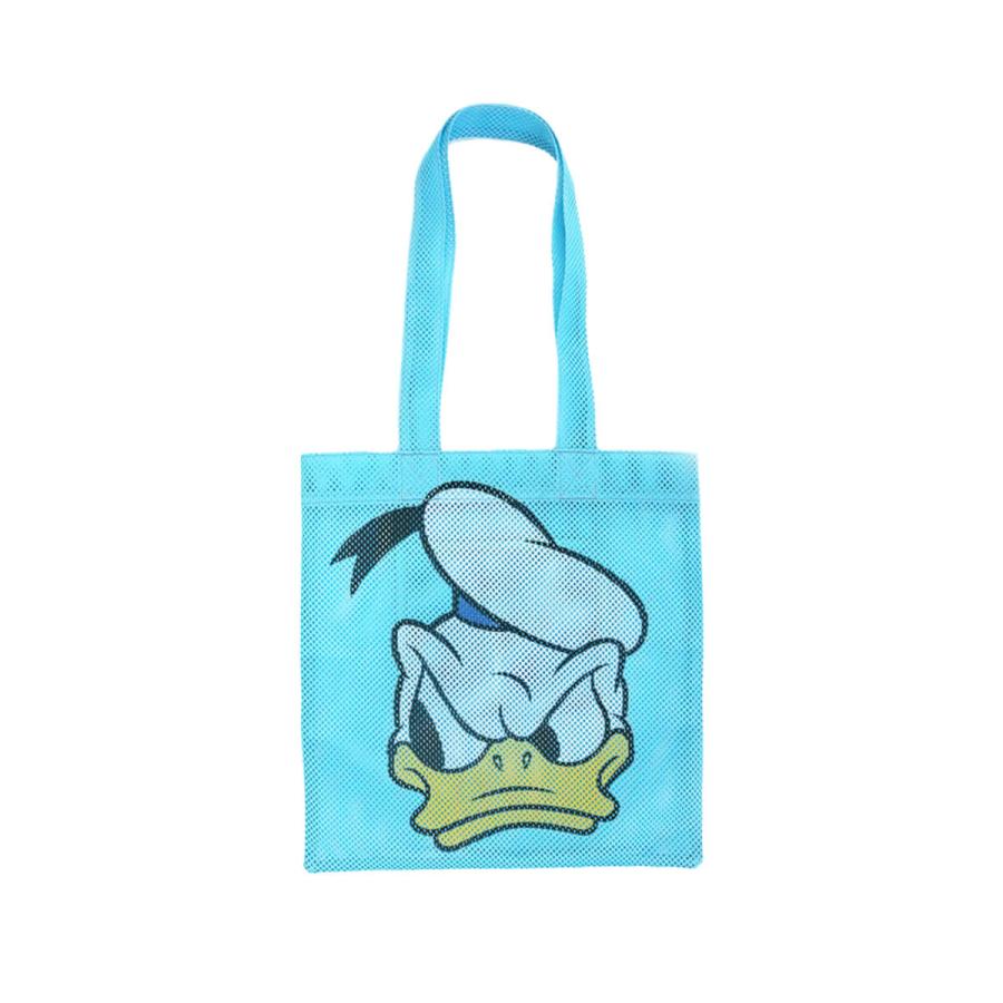 ディズニー トートバッグ レディース アコモデ ビッグフェイスメッシュ