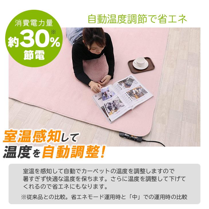広電（KODEN） 遠赤省エネ電気カーペット 235×176 ホットカーペット 3