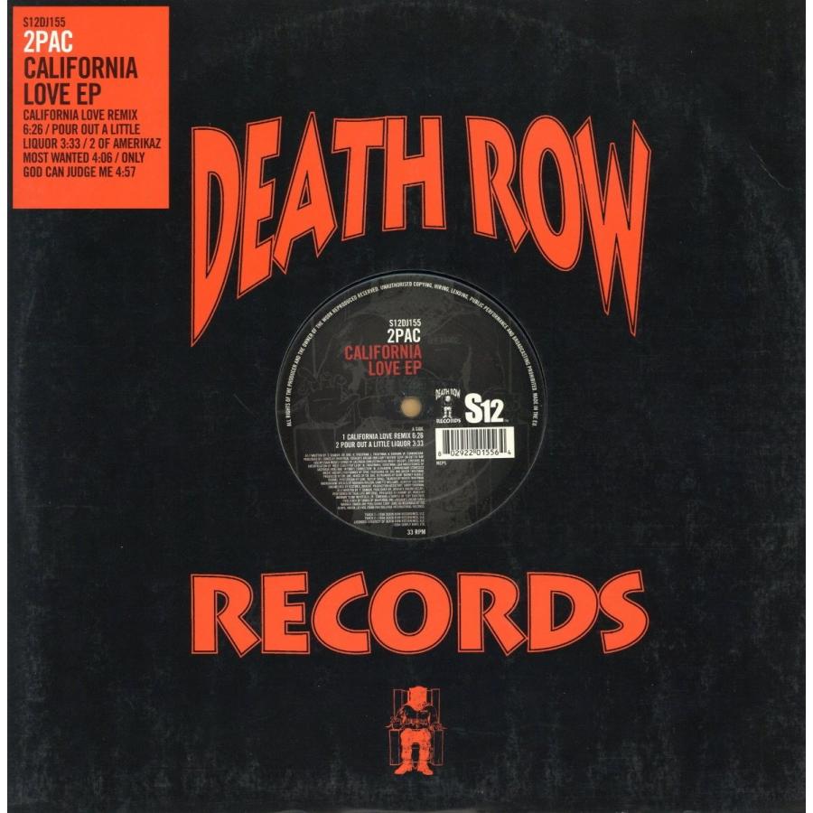 レコード】2PAC feat Dr. Dre - CALIFORNIA LOVE EP (UK) UK 1999年