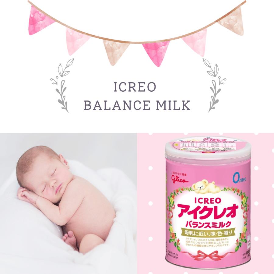 アイクレオのバランスミルク グリコ アイクレオ バランスミルク 800g x