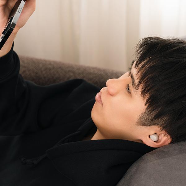 final（ファイナル）ワイヤレスイヤホン ZE500 for ASMR ダークグレー