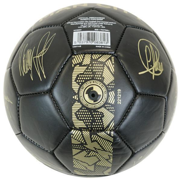 マンチェスターシティ オフィシャル 1号球 選手サイン入り GLD