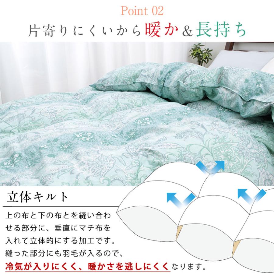 西川（nishikawa） 羽毛布団 シングル グース ダウン 90％ 再生ダウン