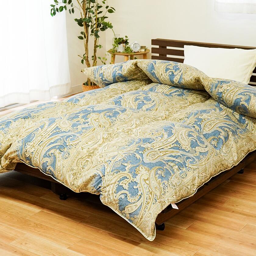 羽毛布団 シングル 暖かい 掛けふとん 日本製 フランス産ホワイト