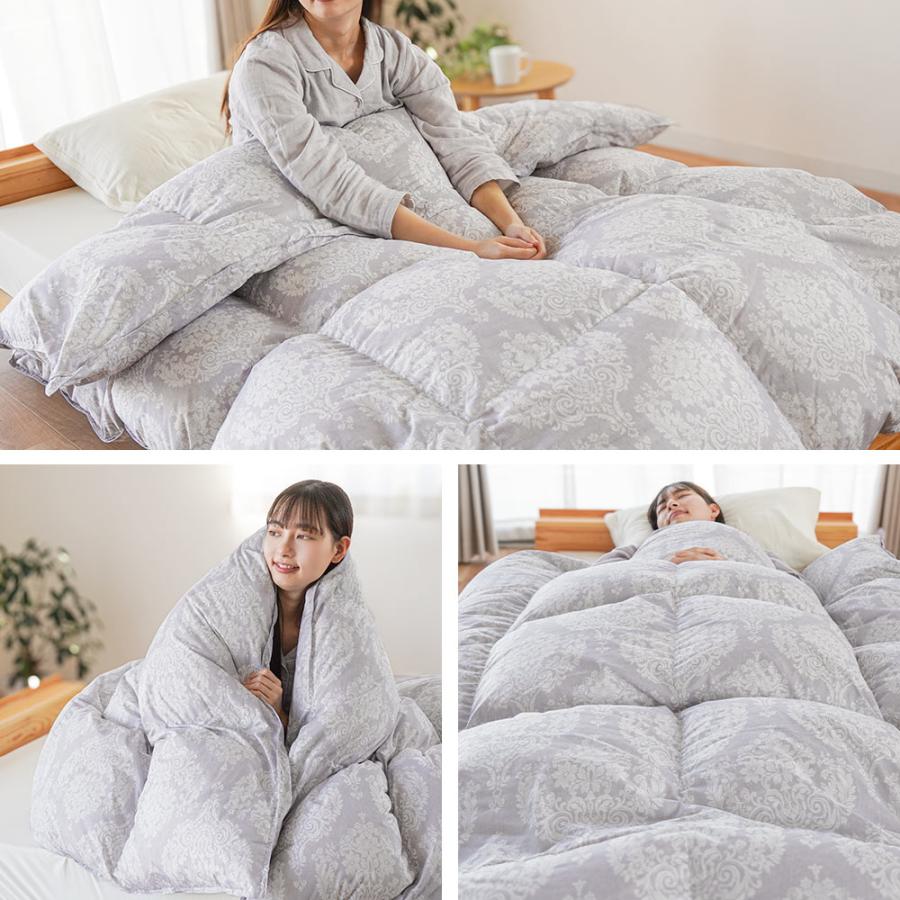 西川（nishikawa） グース羽毛布団 シングル リサイクル グースダウン