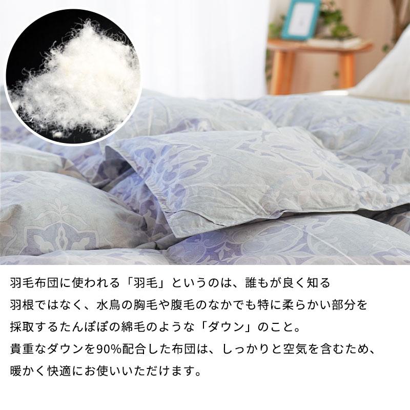西川（nishikawa） 羽毛肌掛け布団 シングル グースダウン90％ 増量