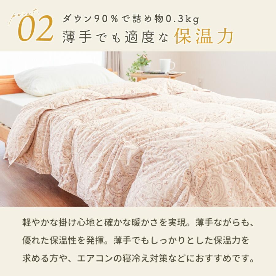 西川（nishikawa） 羽毛肌掛け布団 シングル シングルロング ホワイト