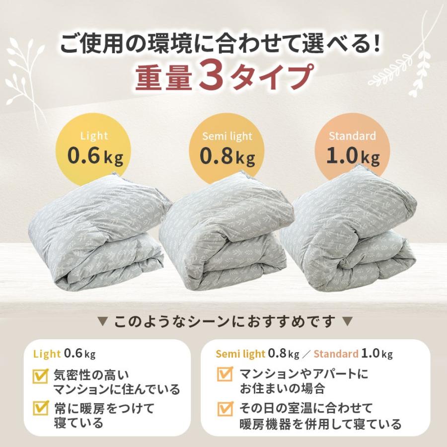 西川（nishikawa） 羽毛布団 シングル 日本製 ecoダウン エコダウン