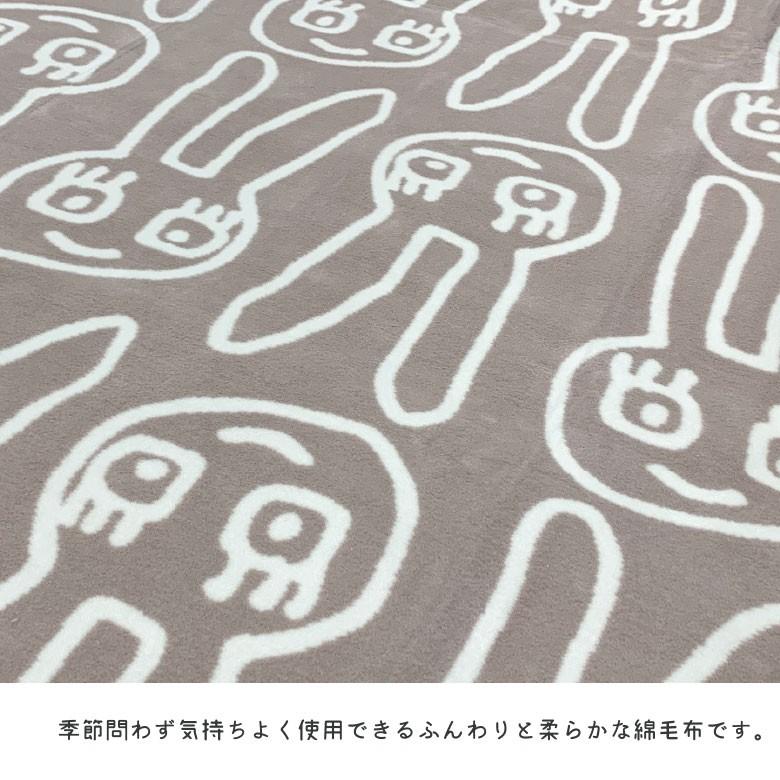 西川（nishikawa） ATSUKO MATANO マタノアツコ 綿毛布（毛羽部分