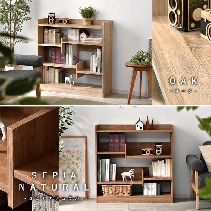 ワイエムワールド オープンラック 棚 シェルフ 本棚 幅90 おしゃれ
