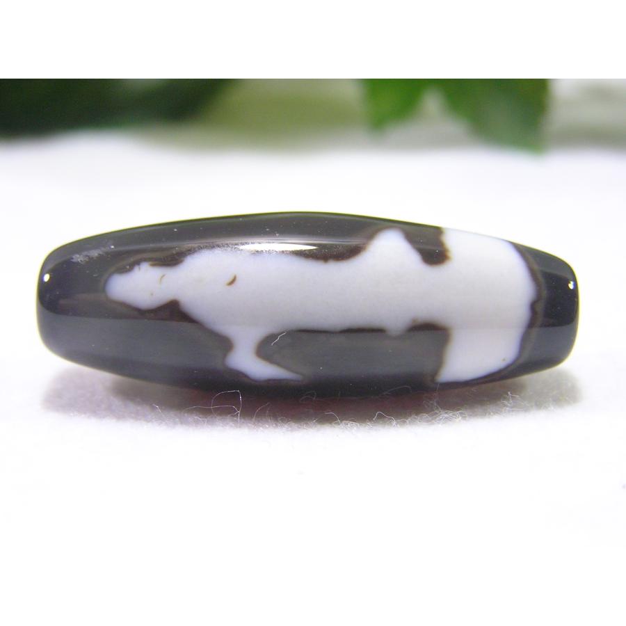 黒朱砂 観音天珠（こくしゅさかんのんてんじゅ）双観音天珠 瑪瑙