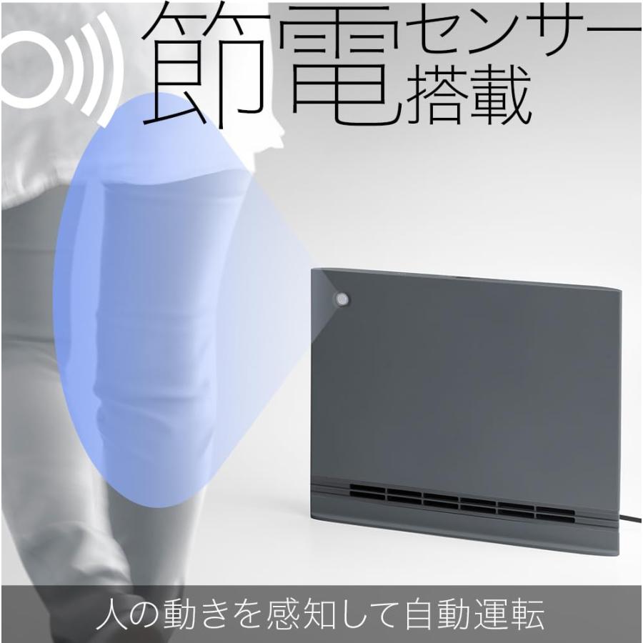 スリーアップ 超薄型 パネルセラミックヒーター 節電/室温センサー付