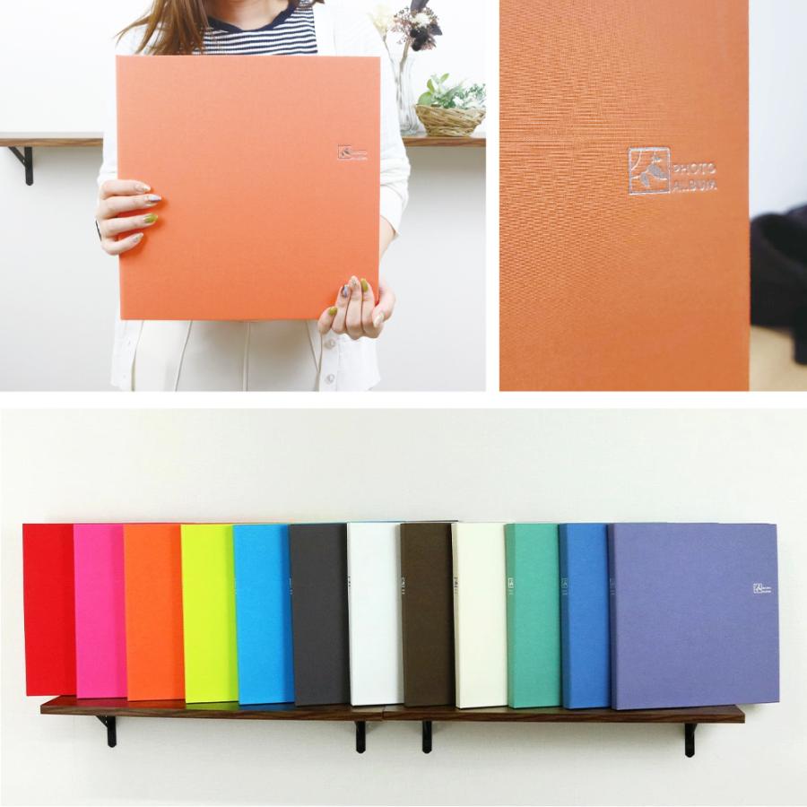 ナカバヤシ アルバム 大容量 見開き12ポケット L判240枚収納 セラピー