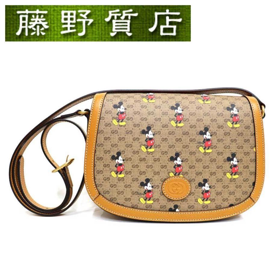 GG （未使用） グッチ GUCCI ショルダーバッグ ミッキー柄 ディズニー