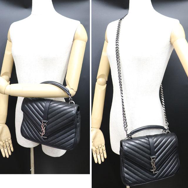 SAINT LAURENT サンローラン YSL カレッジ バッグ 2way ショルダー
