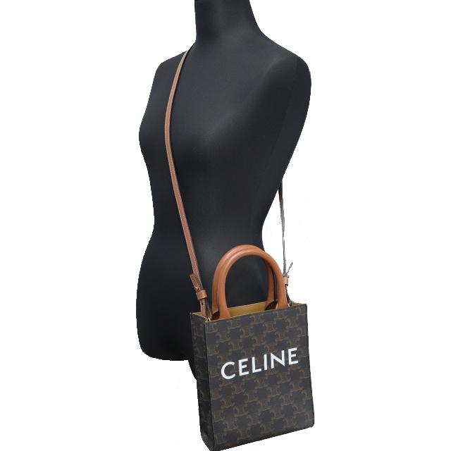 194372BZK.04LU トリオンフキャンバス×レザー 2wayバッグ CELINE