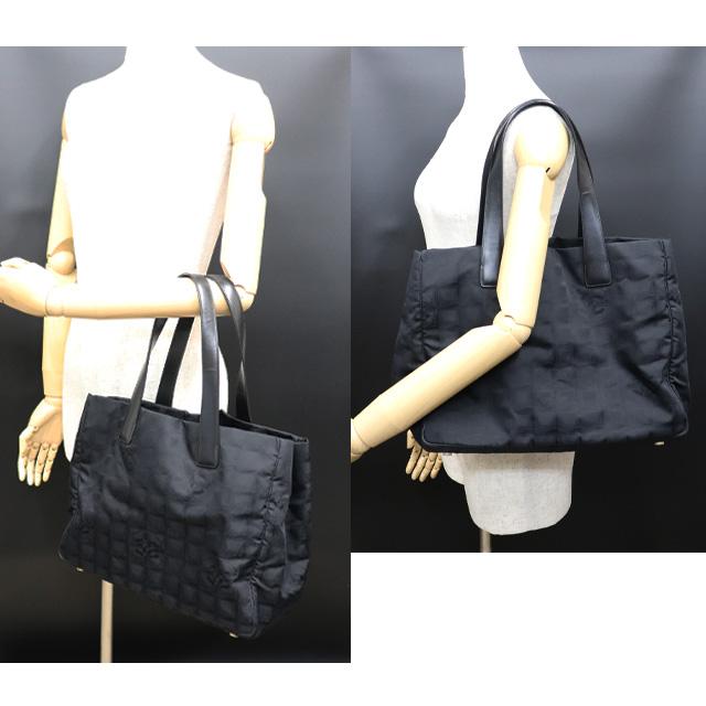 ニュートラベルライン シャネル CHANEL トート MM ナイロン レザー
