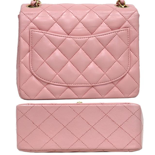 マトラッセ シャネル CHANEL ミニ チェーン ショルダーバッグ 斜め掛け