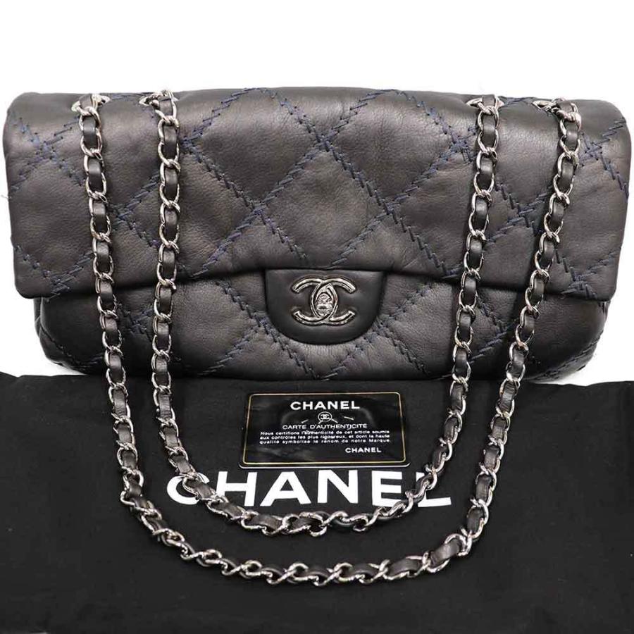 ワイルドステッチ シャネル CHANEL チェーンショルダー バッグ 斜め