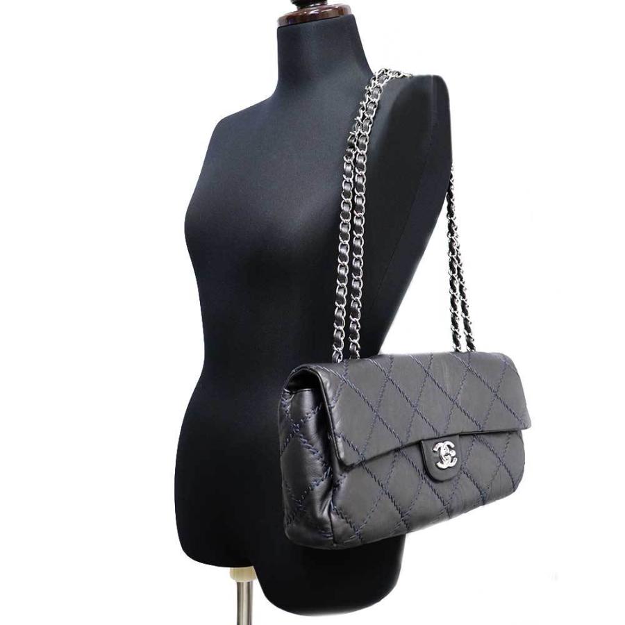 ワイルドステッチ シャネル CHANEL チェーンショルダー バッグ 斜め