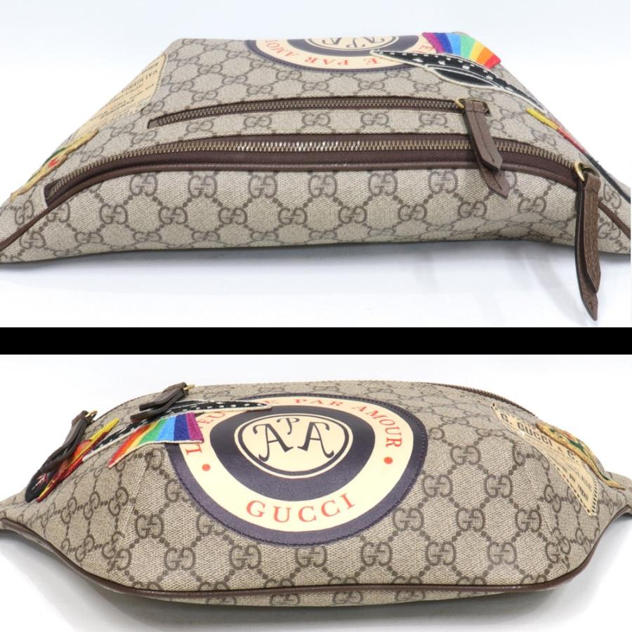 GG (美品) グッチ GUCCI クーリエ ベルトバッグ ボディバッグ ウエスト
