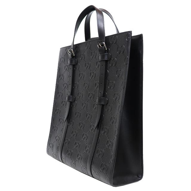 GUCCI（グッチ） （美品）グッチ GUCCI GGエンボスレザー トートバッグ