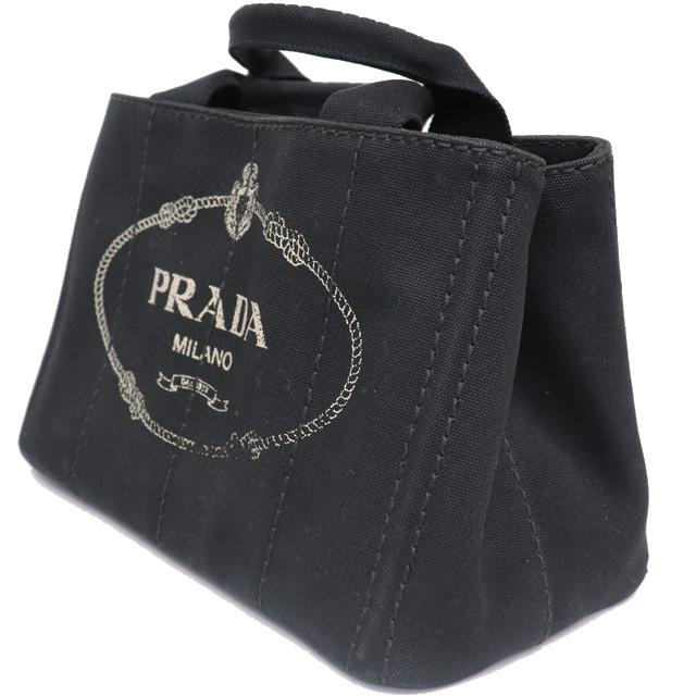 CANAPA プラダ PRADA カナパ 2way バッグ B2439G 黒 キャンバス G金具