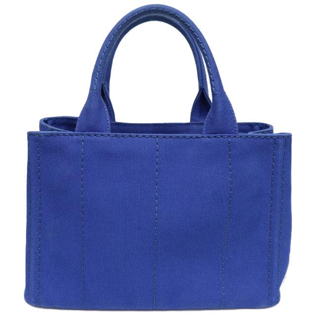 CANAPA プラダ PRADA カナパ 2way バッグ 1BG439 青 キャンバス