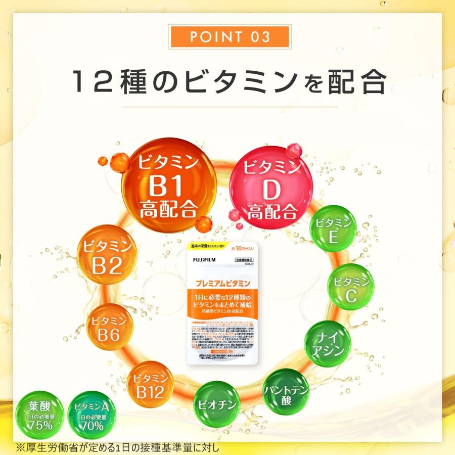 FUJIFILM（フジフイルム） プレミアムビタミン サプリメント 約30日分