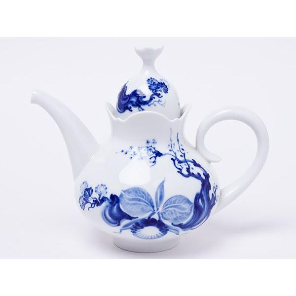 送料無料】マイセン ブルーオーキッド コーヒーポット meissen-19/お茶