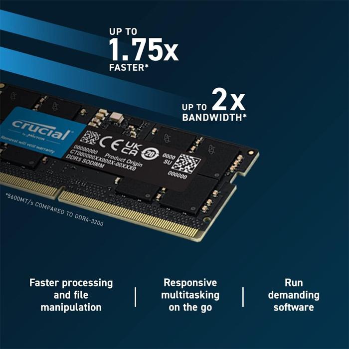 crucial（クルーシャル） 【即日発送】 Crucial 32GB Kit(2x16GB)DDR5