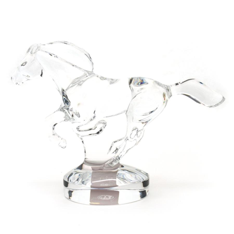 バカラ（Baccarat） 駆ける馬 ホース フィギュリン 美品 1点 箱付き