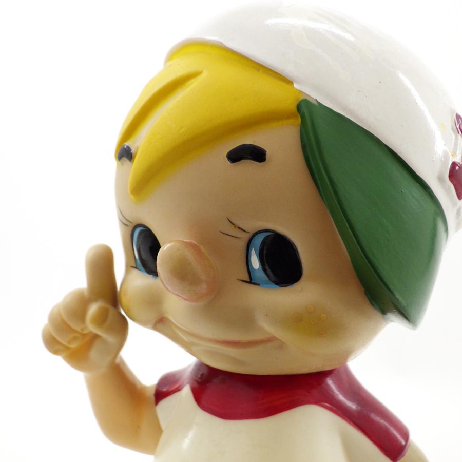 日清食品 出前一丁 ちびっこ ソフビ人形 高さ15.5cm 昭和レトロ