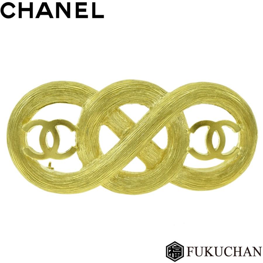 CHANEL（シャネル） ココマーク ブローチ 95C マットゴールド×GP 中古