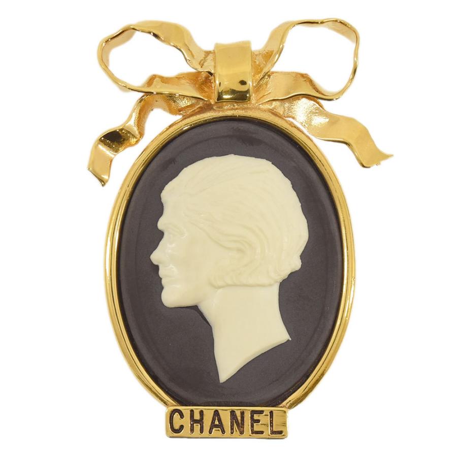 CHANEL（シャネル） ブローチ カメオ リボン ブローチ ヴィンテージ