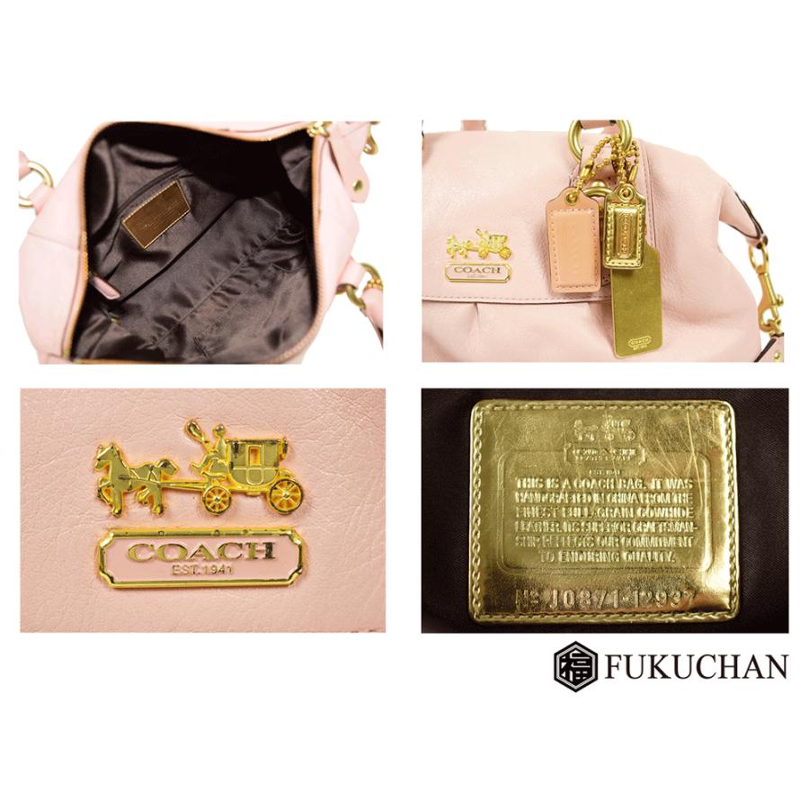 COACH/コーチ マディソンレザーサブリナ 2wayバッグ12937中古