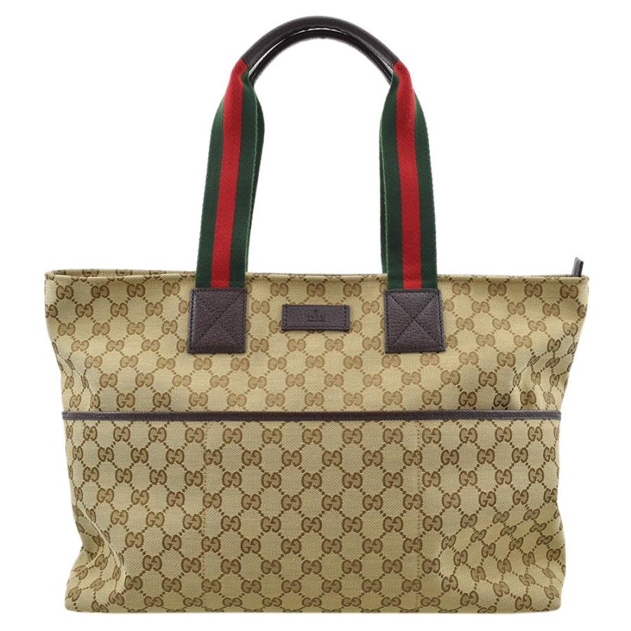 GUCCI（グッチ） GGキャンバス シェリーライン マザーズバッグ 155524