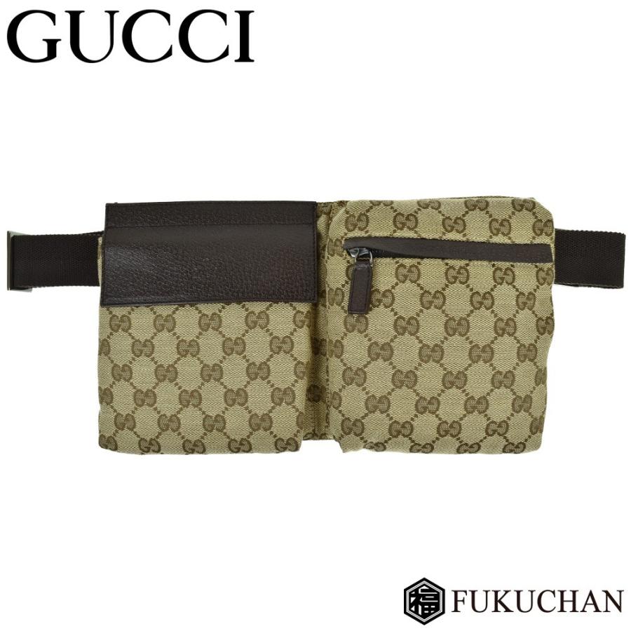 GGキャンバス GUCCI/グッチ GGキャンバス ウエストポーチ ヒップバッグ