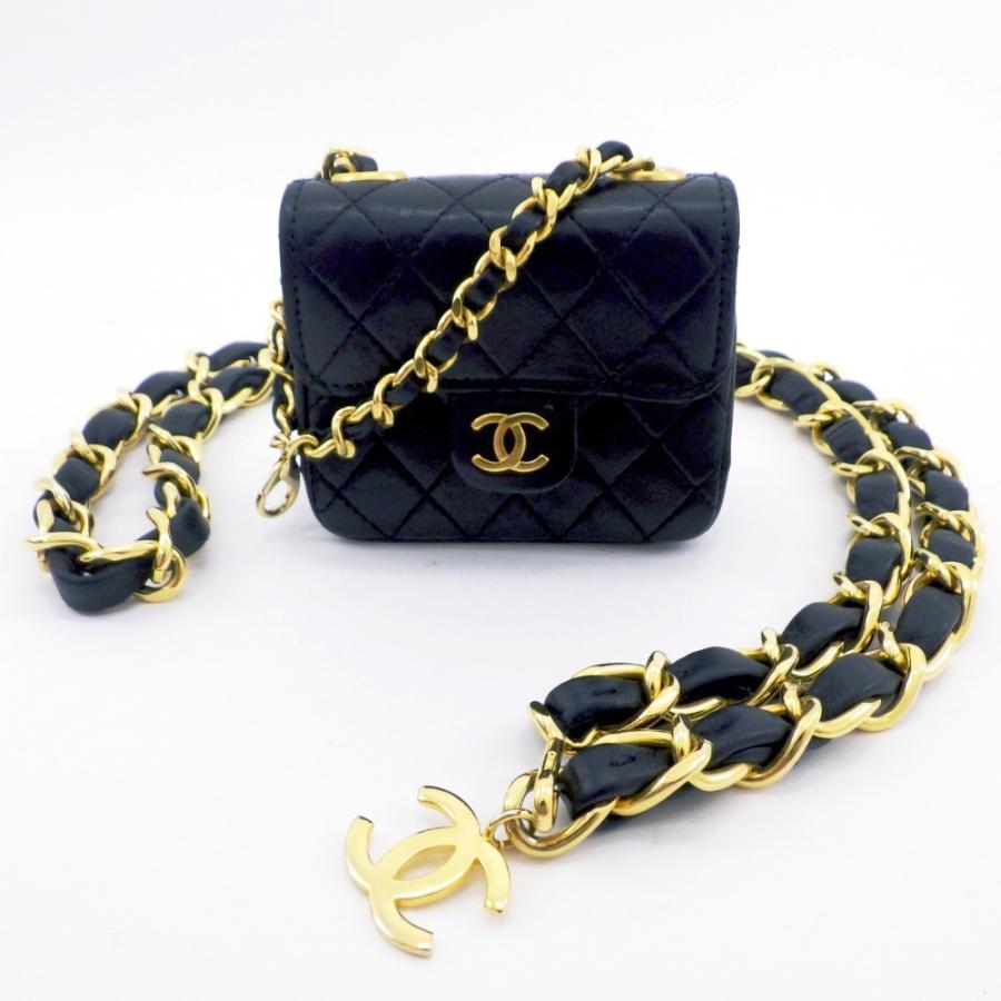 CHANEL（シャネル） ラムスキン ミニミニマトラッセ ポーチ付き