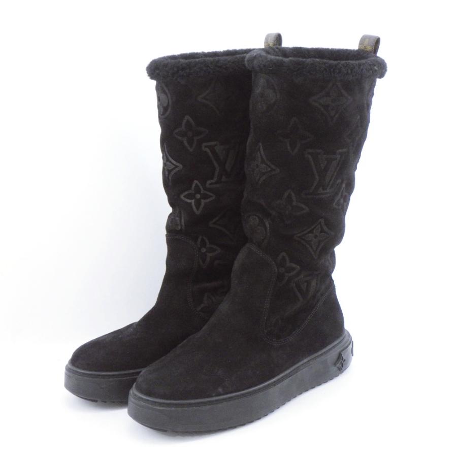 LOUIS VUITTON（ルイ・ヴィトン） モノグラム スエード ムートンブーツ