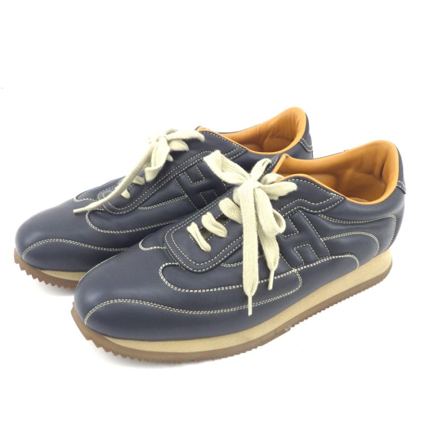 HERMES（エルメス） クイックスニーカー レザー メンズ サイズ 43