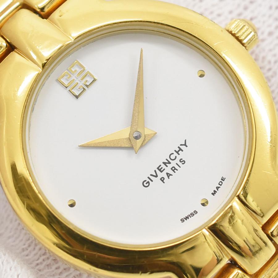 ジバンシー Givenchy 腕時計 バングル レディースウォッチ SS×QZ 白