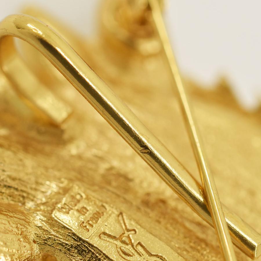 Yves Saint Laurent（イヴ・サンローラン） ブローチ ストーン