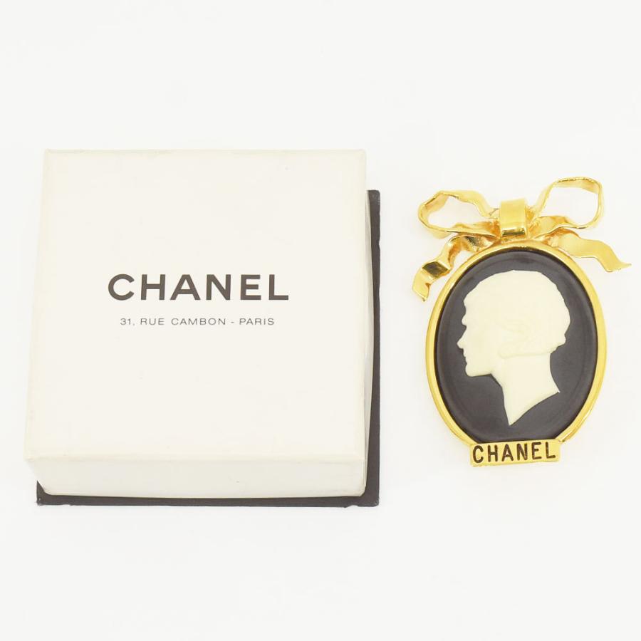 CHANEL（シャネル） ブローチ カメオ リボン ブローチ ヴィンテージ